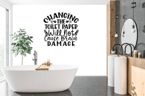 Changing the toilet paper SVG Design SVG Designangry 