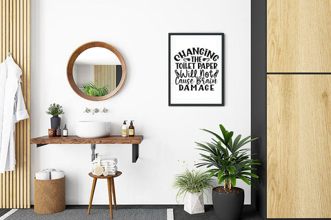 Changing the toilet paper SVG Design SVG Designangry 