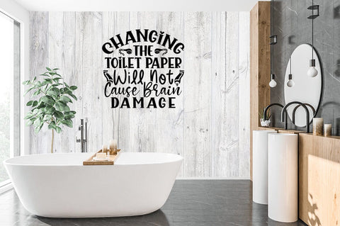 Changing the toilet paper SVG Design SVG Designangry 