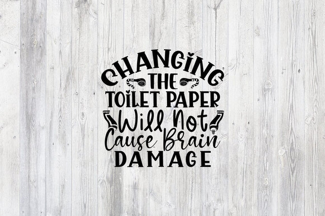 Changing the toilet paper SVG Design SVG Designangry 