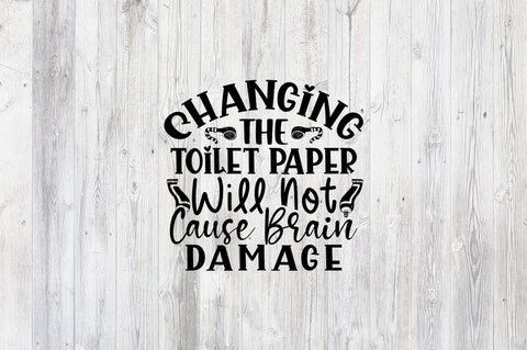Changing the toilet paper SVG Design SVG Designangry 