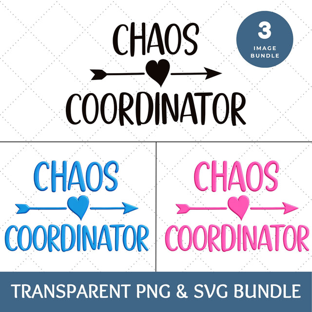 Chaos Coordinator Bundle SVG | Mom PNG | Teacher Image SVG Paige Cole Studio 