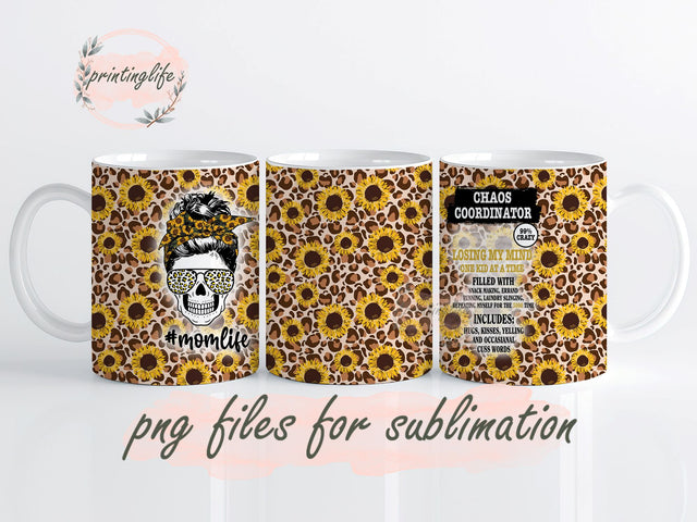 Chaos Coordinator Mug Wrap Design, Instant Digital Design Download Mug Wrap Design, Mug Design PNG Sublimation PrintingLife 