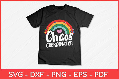 Chaos Coordinator Rainbow Preschool Teacher Svg Design SVG artprintfile 