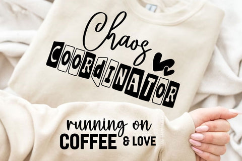 Chaos Coordinator Sleeve SVG Design SVG Regulrcrative 