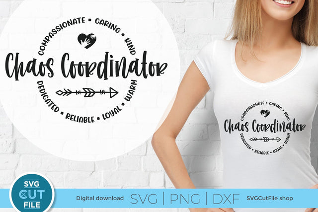 Chaos Coordinator svg, a unisex teacher appreciation svg for teacher appreciation week SVG SVG Cut File 