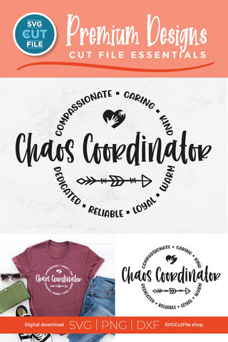 Chaos Coordinator svg, a unisex teacher appreciation svg for teacher appreciation week SVG SVG Cut File 