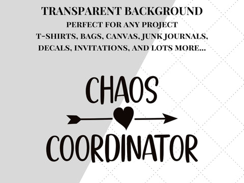 Chaos Coordinator SVG SVG Paige Cole Studio 