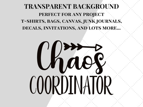 Chaos Coordinator SVG | Teacher PNG SVG Paige Cole Studio 