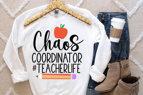 Chaos coordinator teacher life SVG Design SVG Designangry 
