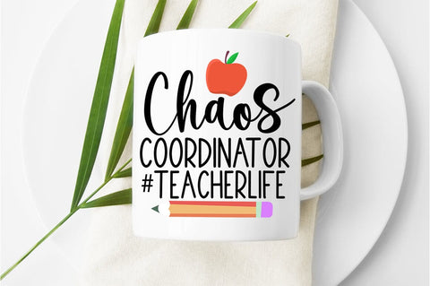Chaos coordinator teacher life SVG Design SVG Designangry 