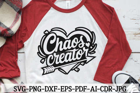 Chaos Creator SVG | Funny Toddler Shirt Design | Kids SVG SVG TonisArtStudio 