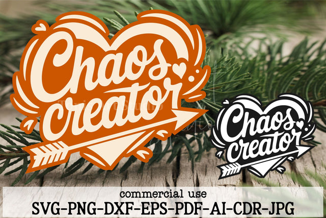 Chaos Creator SVG | Funny Toddler Shirt Design | Kids SVG SVG TonisArtStudio 