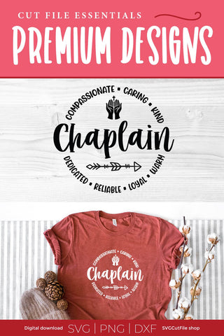Chaplain svg, chaplain svg, spiritual religious svg, Hospice SVG SVG Cut File 