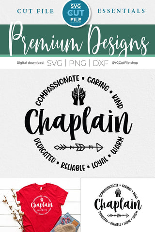 Chaplain svg, chaplain svg, spiritual religious svg, Hospice SVG SVG Cut File 