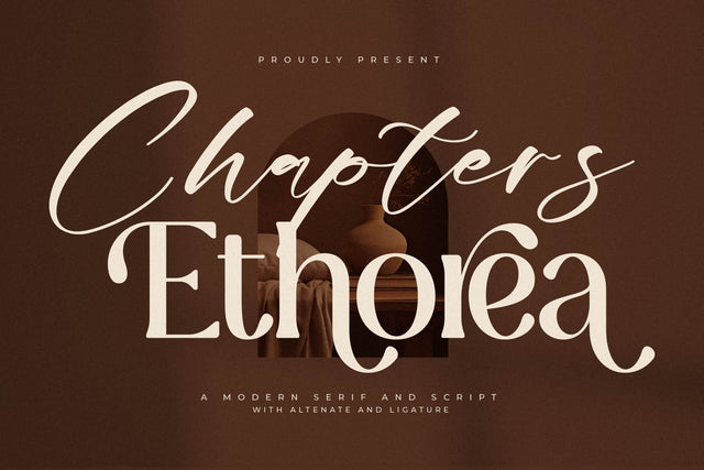 Chapters Ethorea Font Duo Font Storytype Studio 