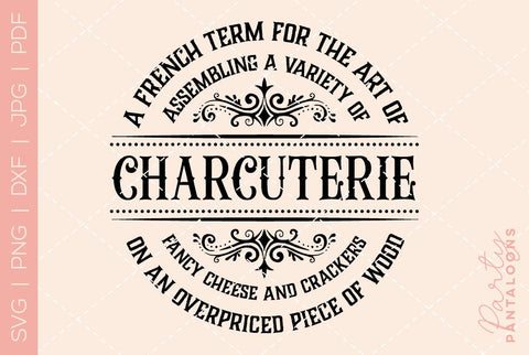 Charcuterie Board SVG | 21 SVG Partypantaloons 
