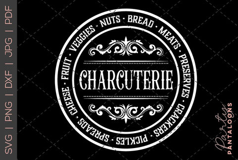 Charcuterie Board SVG | 27 SVG Partypantaloons 