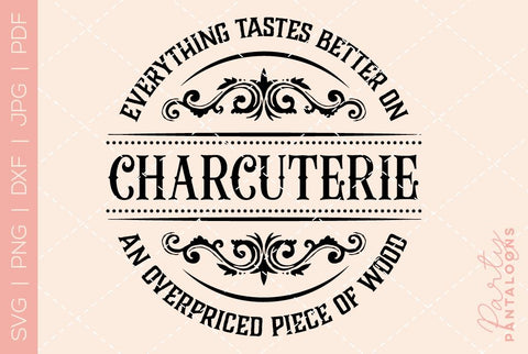 Charcuterie Board SVG | 31 SVG Partypantaloons 