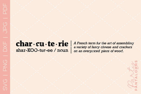 Charcuterie Board SVG | Cheese Board SVG SVG Partypantaloons 