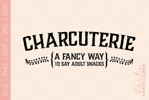 Charcuterie Board SVG | Cheese Board SVG SVG Partypantaloons 