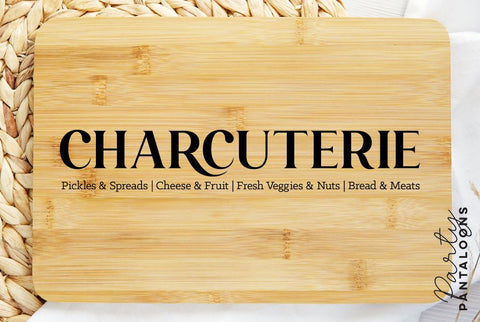 Charcuterie Board SVG | Cheese Board SVG SVG Partypantaloons 
