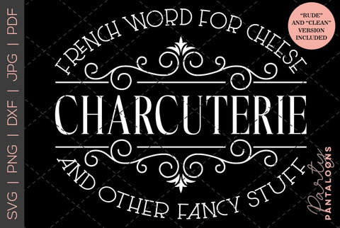 Charcuterie Board SVG | Cheese Board SVG SVG Partypantaloons 