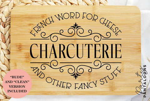 Charcuterie Board SVG | Cheese Board SVG SVG Partypantaloons 