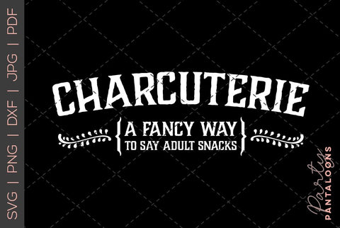 Charcuterie Board SVG | Cheese Board SVG SVG Partypantaloons 