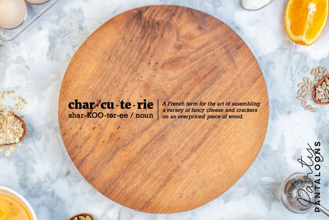 Charcuterie Board SVG | Cheese Board SVG SVG Partypantaloons 