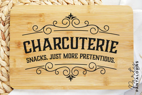 Charcuterie Board SVG | Cheese Board SVG SVG Partypantaloons 