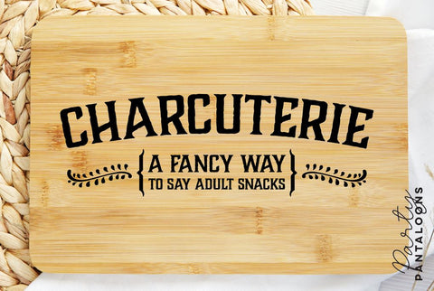 Charcuterie Board SVG | Cheese Board SVG SVG Partypantaloons 