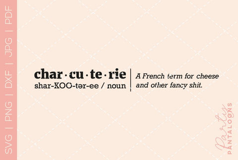 Charcuterie Board SVG | Cheese Board SVG SVG Partypantaloons 