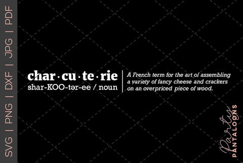 Charcuterie Board SVG | Cheese Board SVG SVG Partypantaloons 