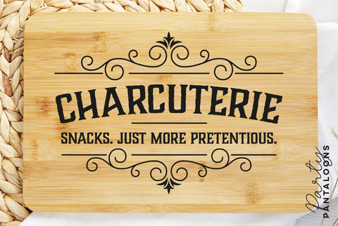 Charcuterie Board SVG | Cheese Board SVG SVG Partypantaloons 