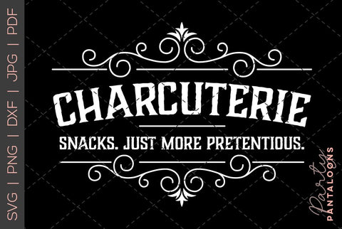 Charcuterie Board SVG | Cheese Board SVG SVG Partypantaloons 