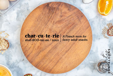 Charcuterie Board SVG | Cheese Board SVG SVG Partypantaloons 