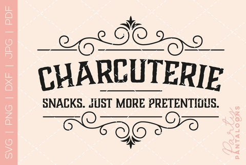 Charcuterie Board SVG | Cheese Board SVG SVG Partypantaloons 