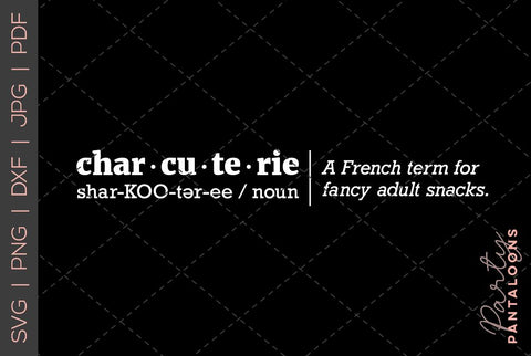 Charcuterie Board SVG | Cheese Board SVG SVG Partypantaloons 