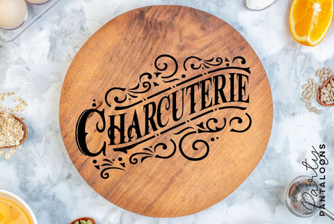 Charcuterie Board SVG | Cheese Board SVG SVG Partypantaloons 