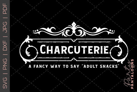 Charcuterie Board SVG | Cheese Board SVG SVG Partypantaloons 