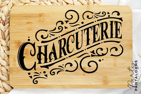 Charcuterie Board SVG | Cheese Board SVG SVG Partypantaloons 
