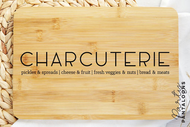 Charcuterie Board SVG | Cheese Board SVG SVG Partypantaloons 