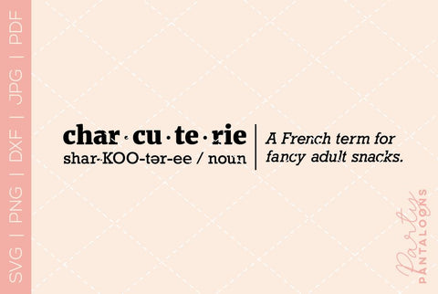 Charcuterie Board SVG | Cheese Board SVG SVG Partypantaloons 