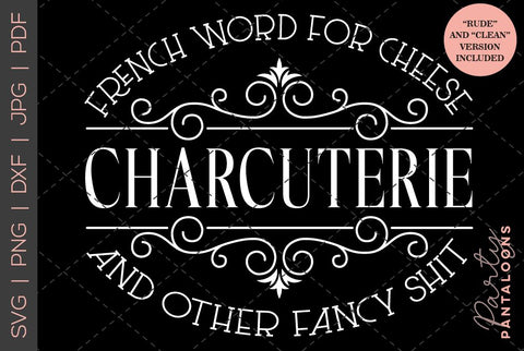 Charcuterie Board SVG | Cheese Board SVG SVG Partypantaloons 