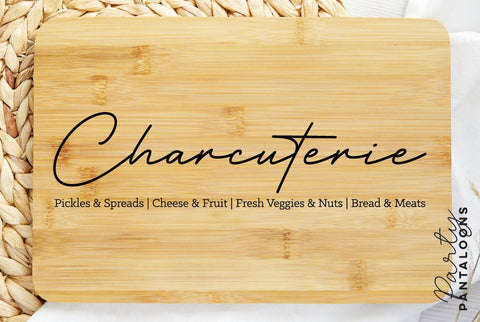 Charcuterie Board SVG | Cheese Board SVG SVG Partypantaloons 