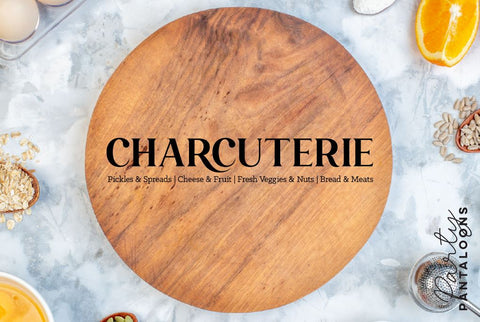 Charcuterie Board SVG | Cheese Board SVG SVG Partypantaloons 