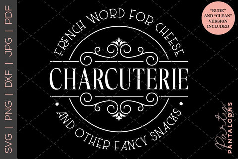 Charcuterie Board SVG SVG Partypantaloons 
