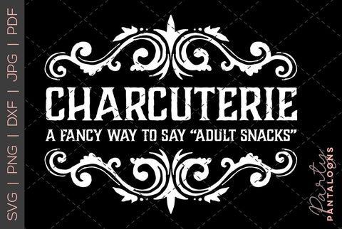 Charcuterie Board SVG SVG Partypantaloons 
