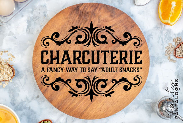 Charcuterie Board SVG SVG Partypantaloons 